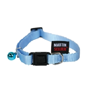 KATTENHALSBAND NYLON UNI BLAUW 20-30X1 CM