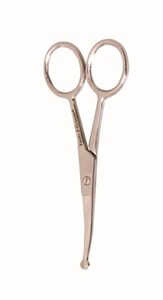 TOOLS-2-GROOM POTENSCHAARTJE GEBOGEN MET AFGERONDE PUNT 4,5 INCH 11,5 CM