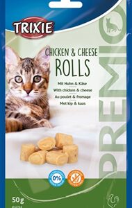TRIXIE PREMIO KIP & KAAS ROLLETJES VOOR KATTEN GLUTENVRIJ 50 GR
