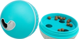 TRIXIE SNACKBAL HOND KUNSTSTOF / TPR BLAUW 7,5 CM