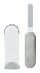 Trixie Harenpluizenborstel Met Reinigingsstation Wit / Grijs 33 cm