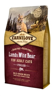 Carnilove Lamb / Wild Boar Sterilsed 2 kg