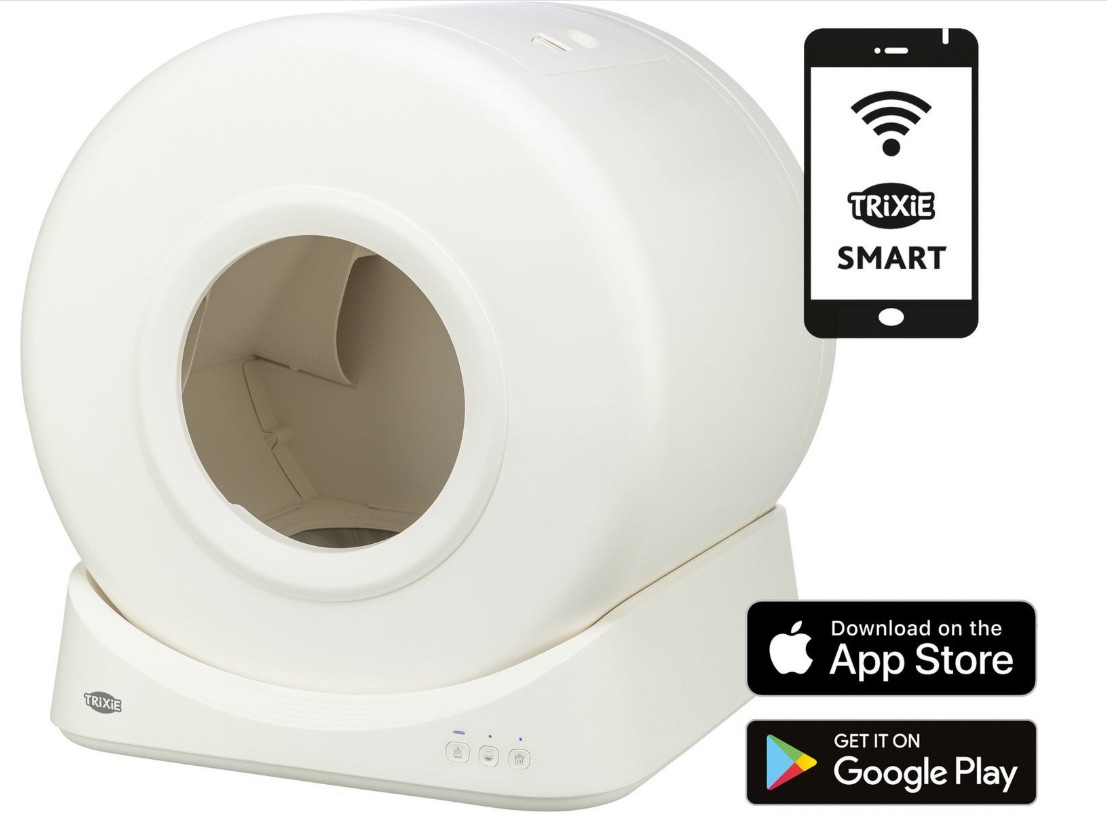 Smarte kattenbak Wit 51x56x54 cm