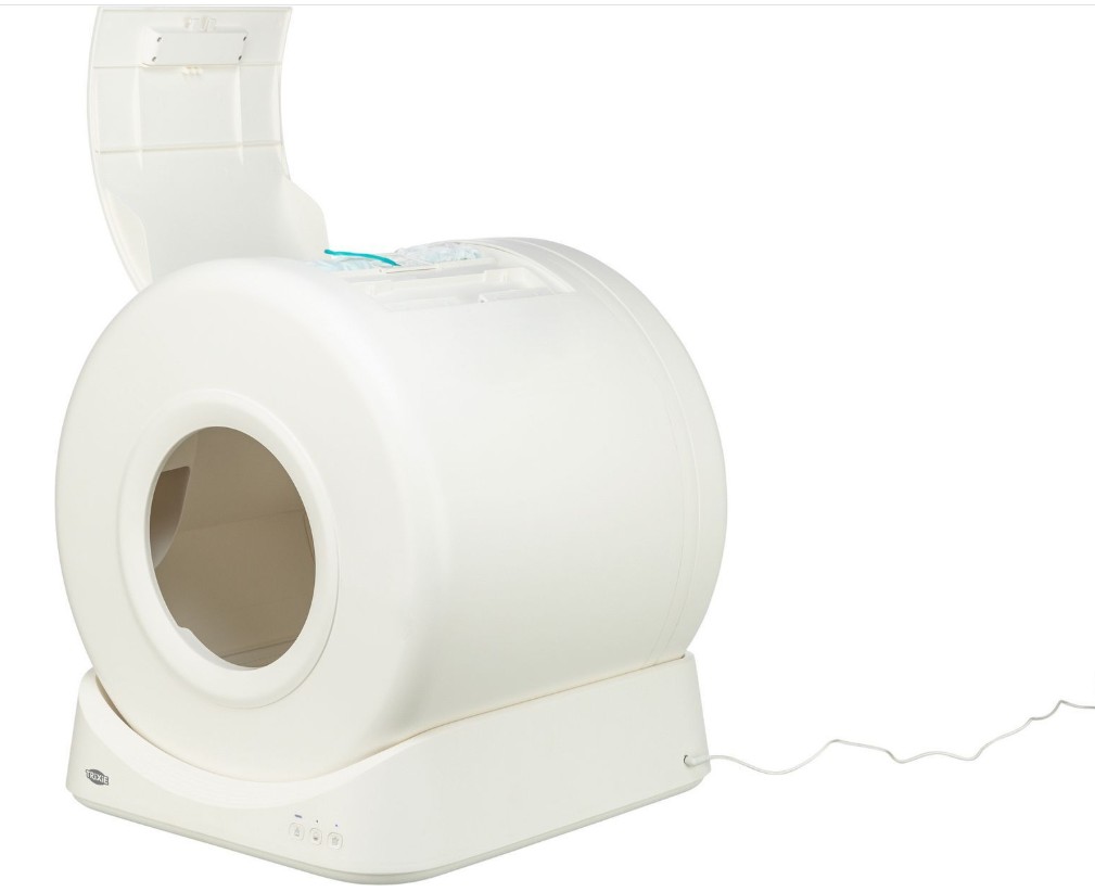 Smarte kattenbak Wit 51x56x54 cm