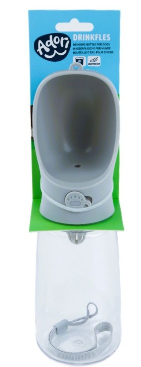 Drinkfles 500 ml Grijs