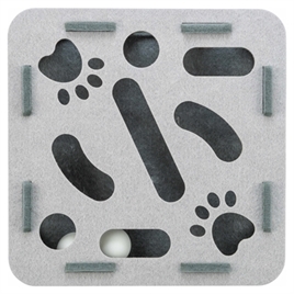 interactief kattenspel box grijs