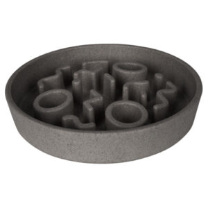 Bamboo Cat Slow Feeder Grijs Ø13,5 cm