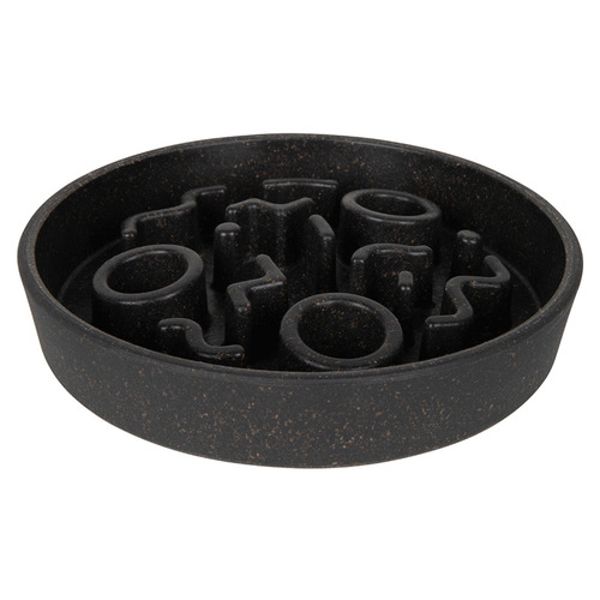 District 70 Bamboo Cat Slow Feeder Donkergrijs Ø13,5 cm